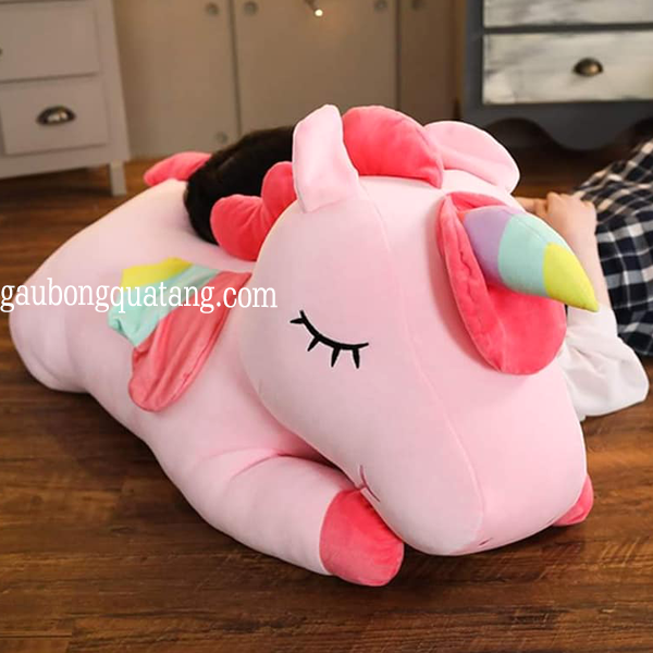 Gấu Bông Ngựa PONY Một Sừng Size 1M