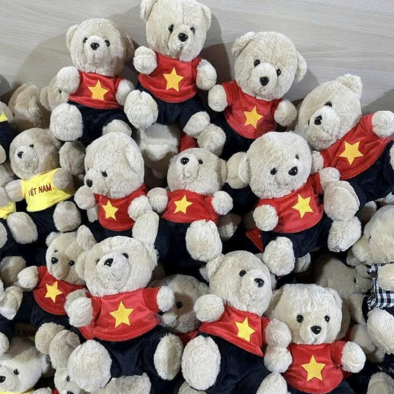  Gấu Bông Teddy In Thêu Logo Thương Hiệu,