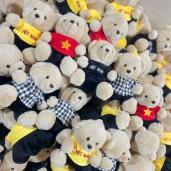  Gấu Bông Teddy In Thêu Logo Thương Hiệu,